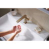 Bateria umywalkowa 110 Fine CoolStart EcoSmart+ bez kompletu odpływowego Brąz Szczotkowany Tecturis E HANSGROHE 73021140