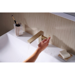 Bateria umywalkowa 110 Fine CoolStart EcoSmart+ bez kompletu odpływowego Brąz Szczotkowany Tecturis E HANSGROHE 73021140
