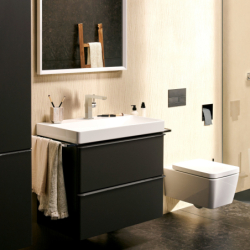 Jednouchwytowa bateria umywalkowa 110 Fine CoolStart z kompletem odpływowym Push-Open Chrom Tecturis E HANSGROHE 73024000