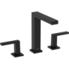 3-otworowa bateria umywalkowa 150 EcoSmart+ z kompletem odpływowym Push-Open Czarny Matowy Tecturis E HANSGROHE 73030670