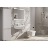 3-otworowa bateria umywalkowa 150 EcoSmart+ z kompletem odpływowym Push-Open Biały Matowy Tecturis E HANSGROHE 73030700