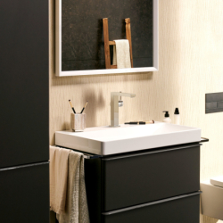 Jednouchwytowa bateria umywalkowa 150 Fine CoolStart Ecosmart+ z kpl odpływowym Push-Open Chrom Tecturis E HANSGROHE 73040000