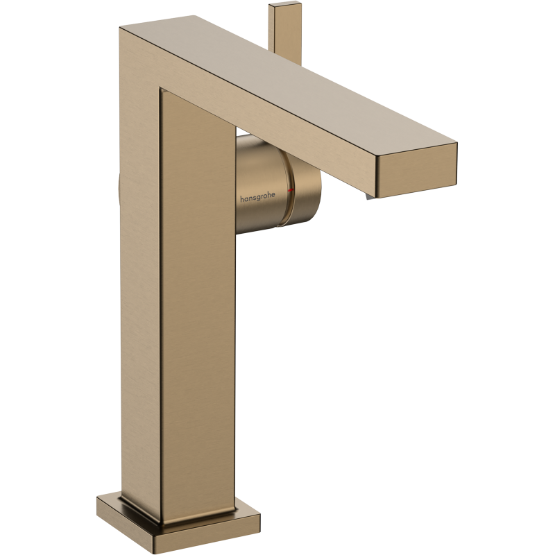 Bateria umywalkowa 150 Fine CoolStart Ecosmart+ z kpl odpływowym Push-Open Brąz Szczotkowany Tecturis E HANSGROHE 73040140