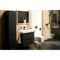Bateria umywalkowa 150 Fine CoolStart EcoSmart+ bez kompletu odpływowego Czarny Matowy Tecturis E HANSGROHE 73041670