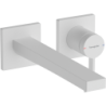 Jednouchwytowa bateria umywalkowa EcoSmart+ z wylewką 22,5 cm, ścienna, podtynkowa Biały Matowy Tecturis E HANSGROHE 73051700