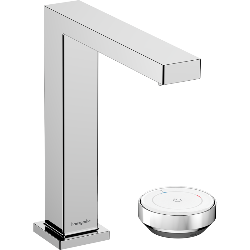 2-otworowa bateria umywalkowa 150 CoolStart Ecosmart+ z niezamykanym kompletem odpływ. Chrom Tecturis E HANSGROHE 73053000
