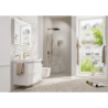 2-otworowa bateria umywalkowa 150 CoolStart Ecosmart+ z niezamykanym kpl odpływ. Brąz Szczotkowany Tecturis E HANSGROHE 73053140