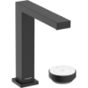 2-otworowa bateria umywalkowa 150 CoolStart Ecosmart+ z niezamykanym kpl odpływ. Czarny Matowy Tecturis E HANSGROHE 73053670