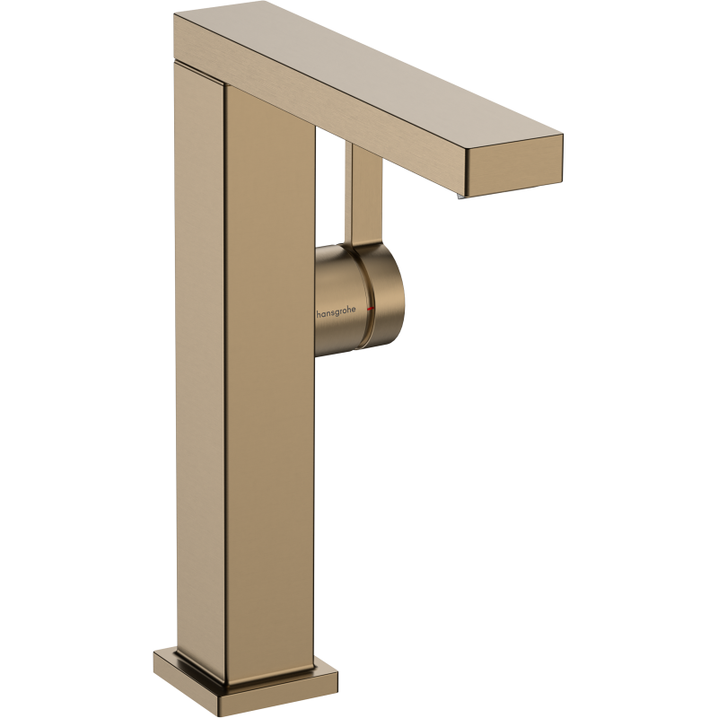 Bateria umyw. 210 Fine CoolStart z obrotową wylewką i kpl odpływowym Push-Open Brąz Szczotkowany Tecturis E HANSGROHE 73063140