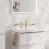 Bateria umyw. 210 Fine CoolStart z obrotową wylewką i kpl odpływowym Push-Open Brąz Szczotkowany Tecturis E HANSGROHE 73063140