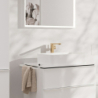 Bateria umyw. 240 Fine CoolStart Ecosmart+ do umyw nablat z kpl odpływowym Push-Open Brąz brushed Tecturis E HANSGROHE 73070140