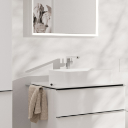 Bateria umywalkowa 240 Fine CoolStart do umywalek nablatowych z kpl odpływowym Push-Open Chrom Tecturis E HANSGROHE 73073000