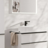 Bateria umyw. 240 Fine CoolStart do umywalek nablatowych z kpl odpływowym Push-Open Czarny Matowy Tecturis E HANSGROHE 73073670