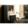 Bateria umywalkowa 110 z główką Bidette i wężem 160 cm, kpl odpływowy Push-Open Chrom Tecturis E HANSGROHE 73210000