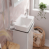 Jednouchwytowa bateria umywalkowa 80 CoolStart z kompletem odpływowym z cięgłem Chrom Tecturis S HANSGROHE 73305000