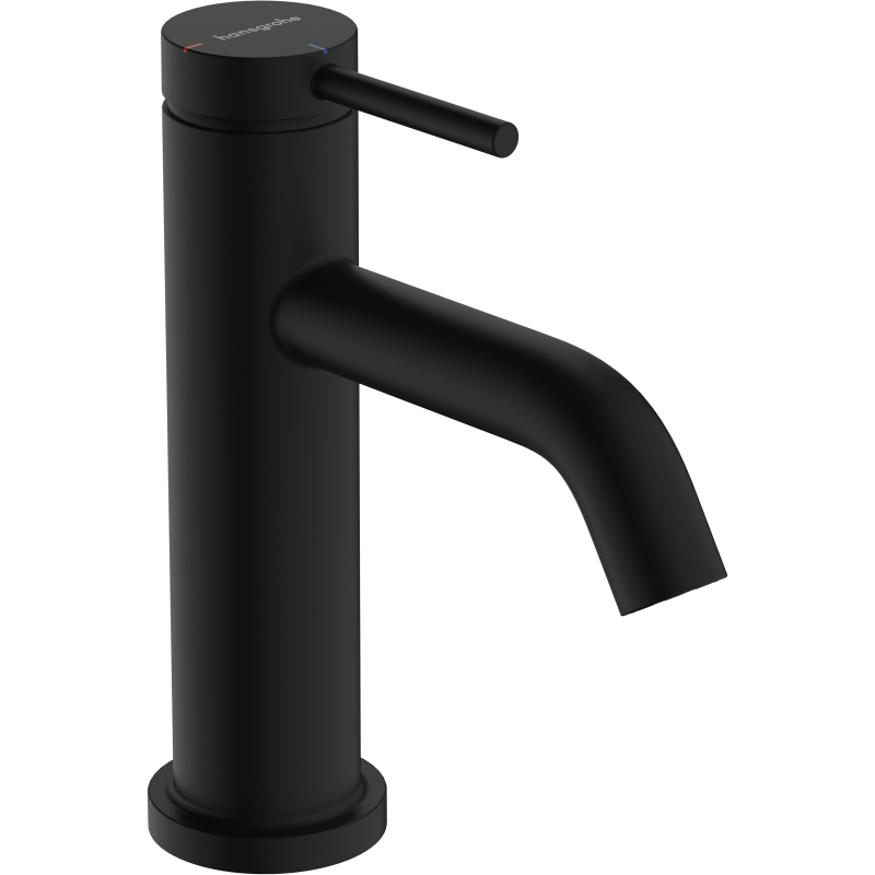 Jednouchwytowa bateria umywalkowa 80 CoolStart z kompletem odpływowym z cięgłem Czarny Matowy Tecturis S HANSGROHE 73305670