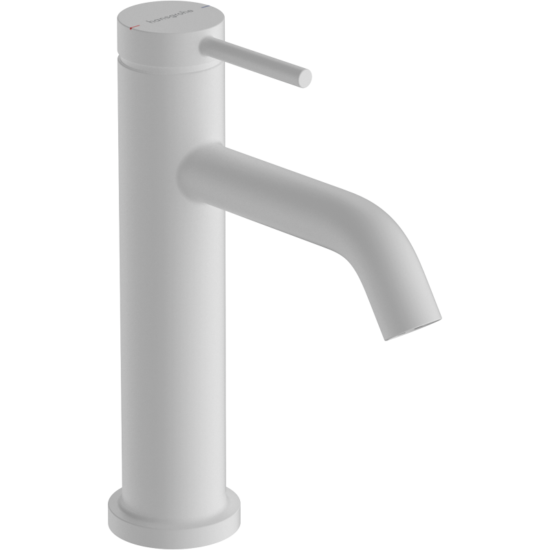 Jednouchwytowa bateria umywalkowa 110 EcoSmart+ z kompletem odpływowym z cięgłem Biały Matowy Tecturis S HANSGROHE 73310700
