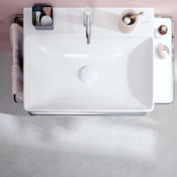 Jednouchwytowa bateria umywalkowa 110 EcoSmart+ bez kompletu odpływowego Chrom Tecturis S HANSGROHE 73311000