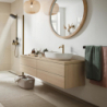 Jednouchwytowa bateria umywalkowa 110 EcoSmart+ bez kompletu odpływowego Brąz Szczotkowany Tecturis S HANSGROHE 73311140