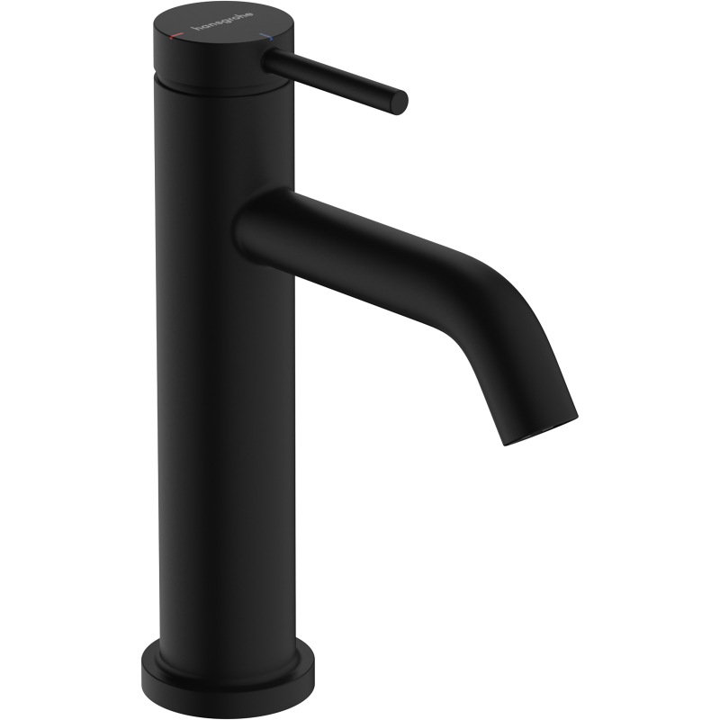 Jednouchwytowa bateria umywalkowa 110 CoolStart EcoSmart+ z kpl odpływowym z cięgłem Czarny Matowy Tecturis S HANSGROHE 73314670