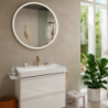 Jednouchwytowa bateria umywalkowa 110 CoolStart z kompletem odpływowym z cięgłem Brąz Szczotkowany Tecturis S HANSGROHE 73318140