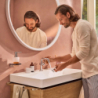 Jednouchwytowa bateria umywalkowa 110 Fine CoolStart Ecosmart+ z kpl odpływowym Push-Open Chrom Tecturis S HANSGROHE 73320000