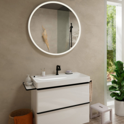 Bateria umywalkowa 110 Fine CoolStart Ecosmart+ z kpl odpływowym Push-Open Czarny Matowy Tecturis S HANSGROHE 73320670