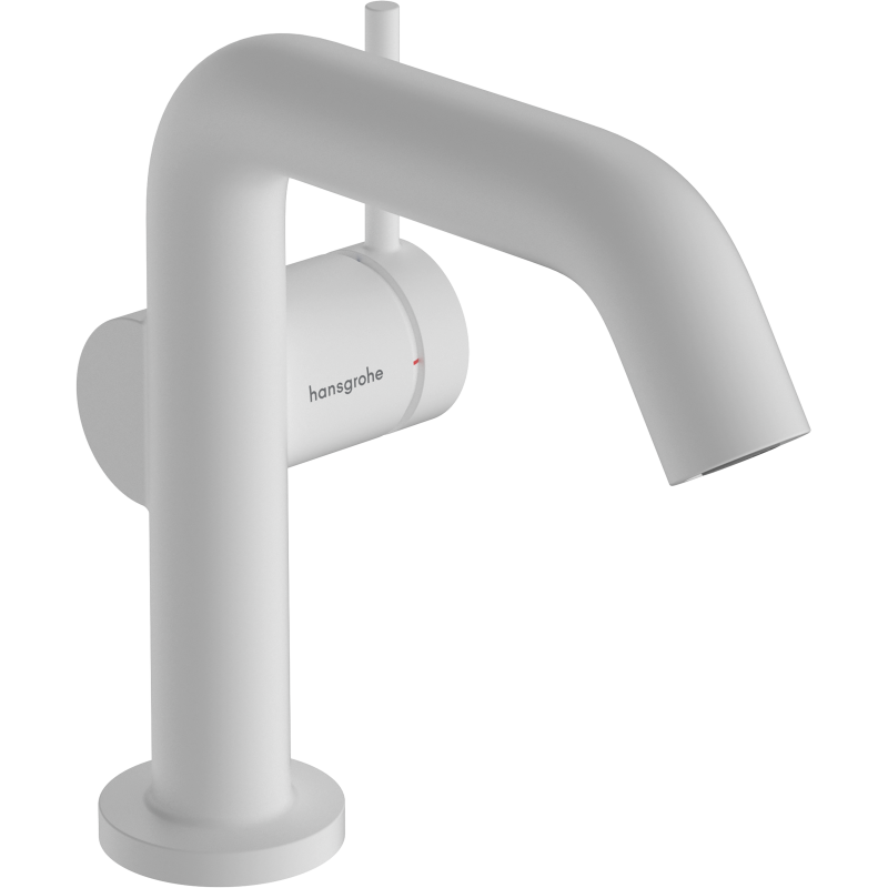 Bateria umywalkowa 110 Fine CoolStart Ecosmart+ z kpl odpływowym Push-Open Biały Matowy Tecturis S HANSGROHE 73320700