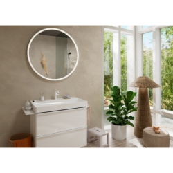 Bateria umywalkowa 110 Fine CoolStart Ecosmart+ z kpl odpływowym Push-Open Biały Matowy Tecturis S HANSGROHE 73320700