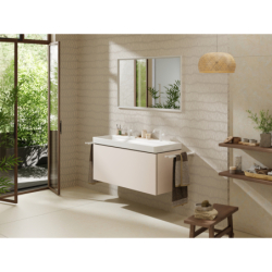 Bateria umywalkowa 110 Fine CoolStart Ecosmart+ z kpl odpływowym Push-Open Biały Matowy Tecturis S HANSGROHE 73320700