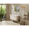 Bateria umywalkowa 110 Fine CoolStart Ecosmart+ z kpl odpływowym Push-Open Biały Matowy Tecturis S HANSGROHE 73320700