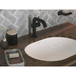 Bateria umywalkowa 110 Fine CoolStart EcoSmart+ bez kompletu odpływowego Czarny Matowy Tecturis S HANSGROHE 73321670
