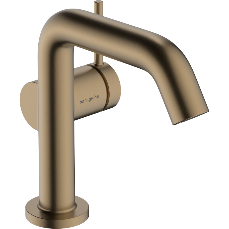 Jednouchwytowa bateria umywalkowa 110 Fine CoolStart z kpl odpływowym Push-Open Brąz Szczotkowany Tecturis S HANSGROHE 73322140