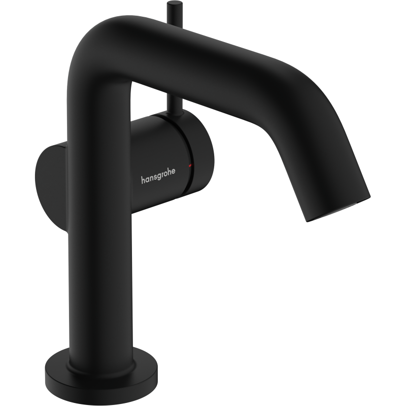 Jednouchwytowa bateria umywalkowa 110 Fine CoolStart z kpl odpływowym Push-Open Czarny Matowy Tecturis S HANSGROHE 73322670