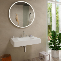 3-otworowa bateria umywalkowa 150 EcoSmart+ z kompletem odpływowym Push-Open Chrom Tecturis S HANSGROHE 73330000