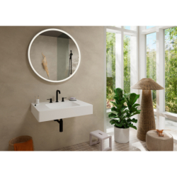 3-otworowa bateria umywalkowa 150 EcoSmart+ z kompletem odpływowym Push-Open Czarny Matowy Tecturis S HANSGROHE 73330670