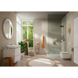 Bateria umywalkowa 150 Fine CoolStart EcoSmart+ z kpl odpływowym Push-Open Biały Matowy Tecturis S HANSGROHE 73340700