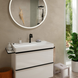 Bateria umywalkowa 150 Fine CoolStart EcoSmart+ bez kompletu odpływowego Czarny Matowy Tecturis S HANSGROHE 73341670