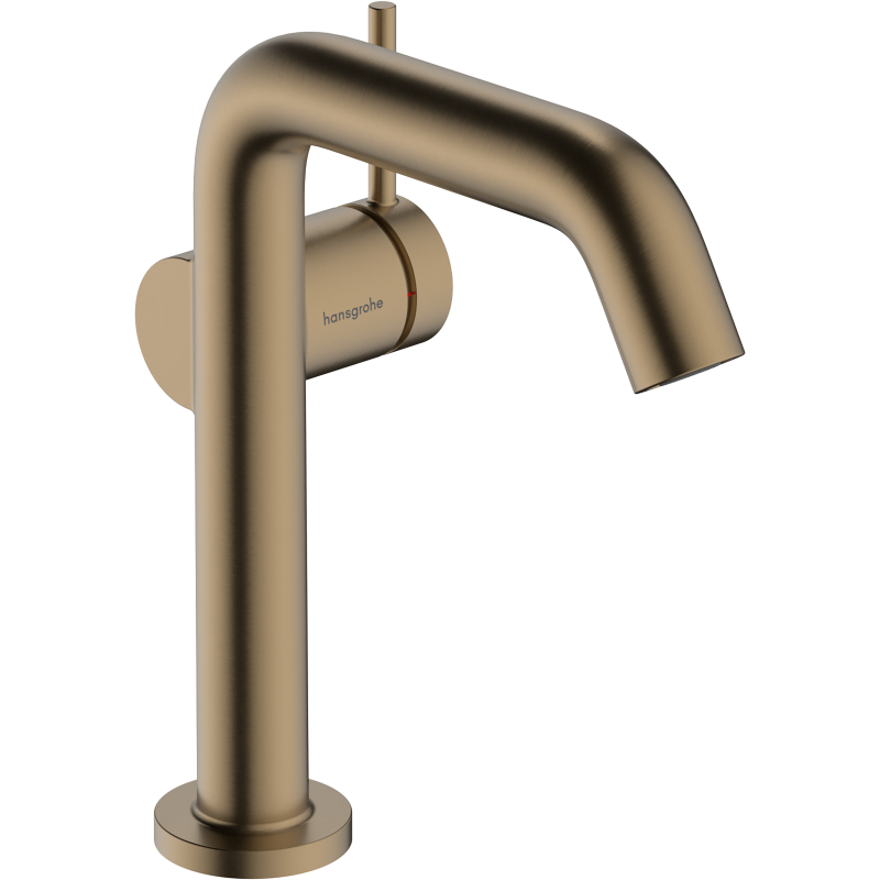 Jednouchwytowa bateria umywalkowa 150 Fine CoolStart z kpl odpływowym Push-Open Brąz Szczotkowany Tecturis S HANSGROHE 73342140