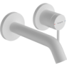 Jednouchwytowa bateria umywalkowa EcoSmart+ z wylewką 16,5 cm, ścienna, podtynkowa Biały Matowy Tecturis S HANSGROHE 73350700
