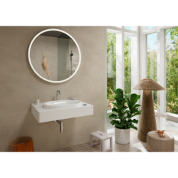 2-otworowa bateria umywalkowa 150 CoolStart Ecosmart+ z niezamykanym kpl. odpływowym Chrom Tecturis S HANSGROHE 73353000