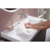2-otworowa bateria umywalkowa 150 CoolStart Ecosmart+ z niezamykanym kpl. odpływowym Chrom Tecturis S HANSGROHE 73353000