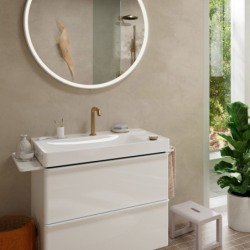 2-otworowa Bateria umyw. 150 CoolStart Ecosmart+ z niezamykanym kpl. odpływowym Brąz Szczotkowany Tecturis S HANSGROHE 73353140