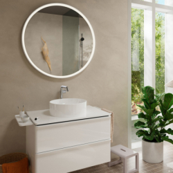 Bateria umyw. 240 Fine CoolStart Ecosmart+ do umyw nablat z kpl odpływowym Push-Open Chrom Tecturis S HANSGROHE 73370000