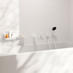 Wylewka wannowa Biały Matowy Tecturis E HANSGROHE 73410700