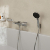 Jednouchwytowa bateria wannowa, natynkowa Chrom Tecturis E HANSGROHE 73420000