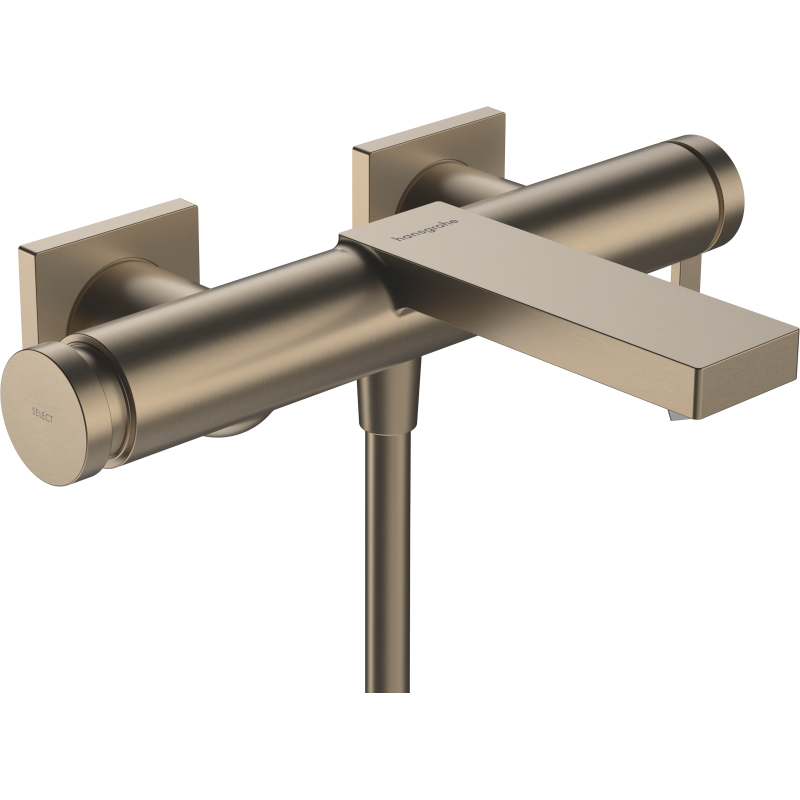 Jednouchwytowa bateria wannowa, natynkowa Brąz Szczotkowany Tecturis E HANSGROHE 73420140
