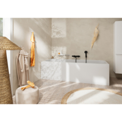 Jednouchwytowa bateria wannowa, natynkowa Czarny Matowy Tecturis S HANSGROHE 73422670