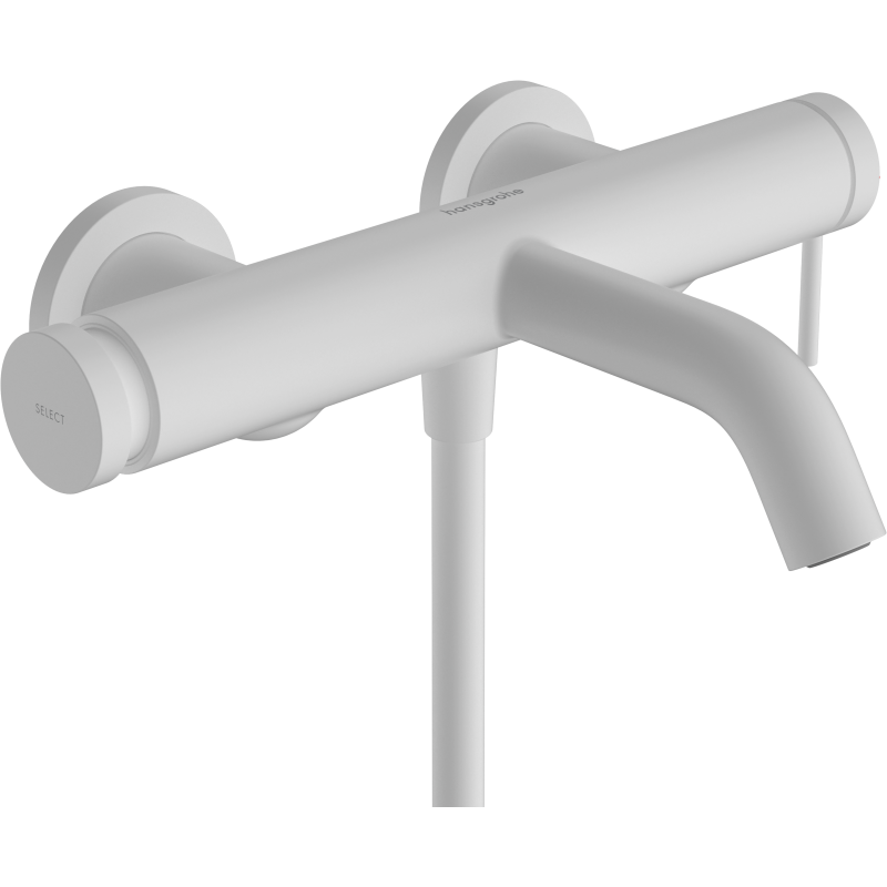Jednouchwytowa bateria wannowa, natynkowa Biały Matowy Tecturis S HANSGROHE 73422700