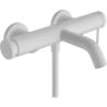 Jednouchwytowa bateria wannowa, natynkowa Biały Matowy Tecturis S HANSGROHE 73422700